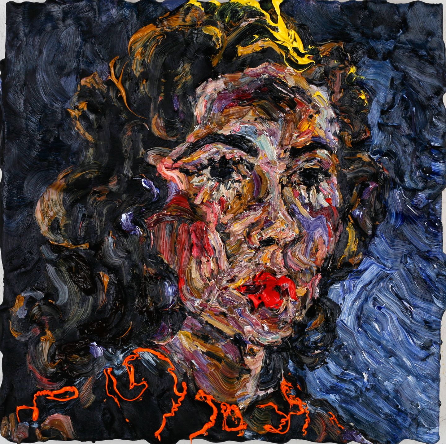   Sundae, &nbsp;2014  oil on wood  12x12" 