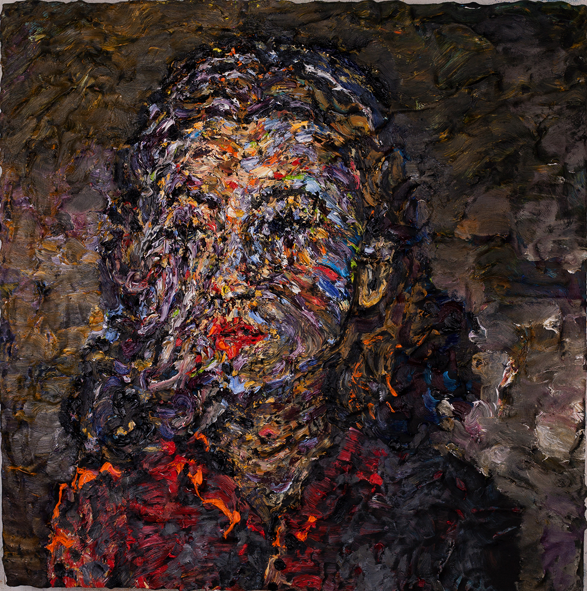   Marmalade, &nbsp;2014  oil on wood  24x24" 