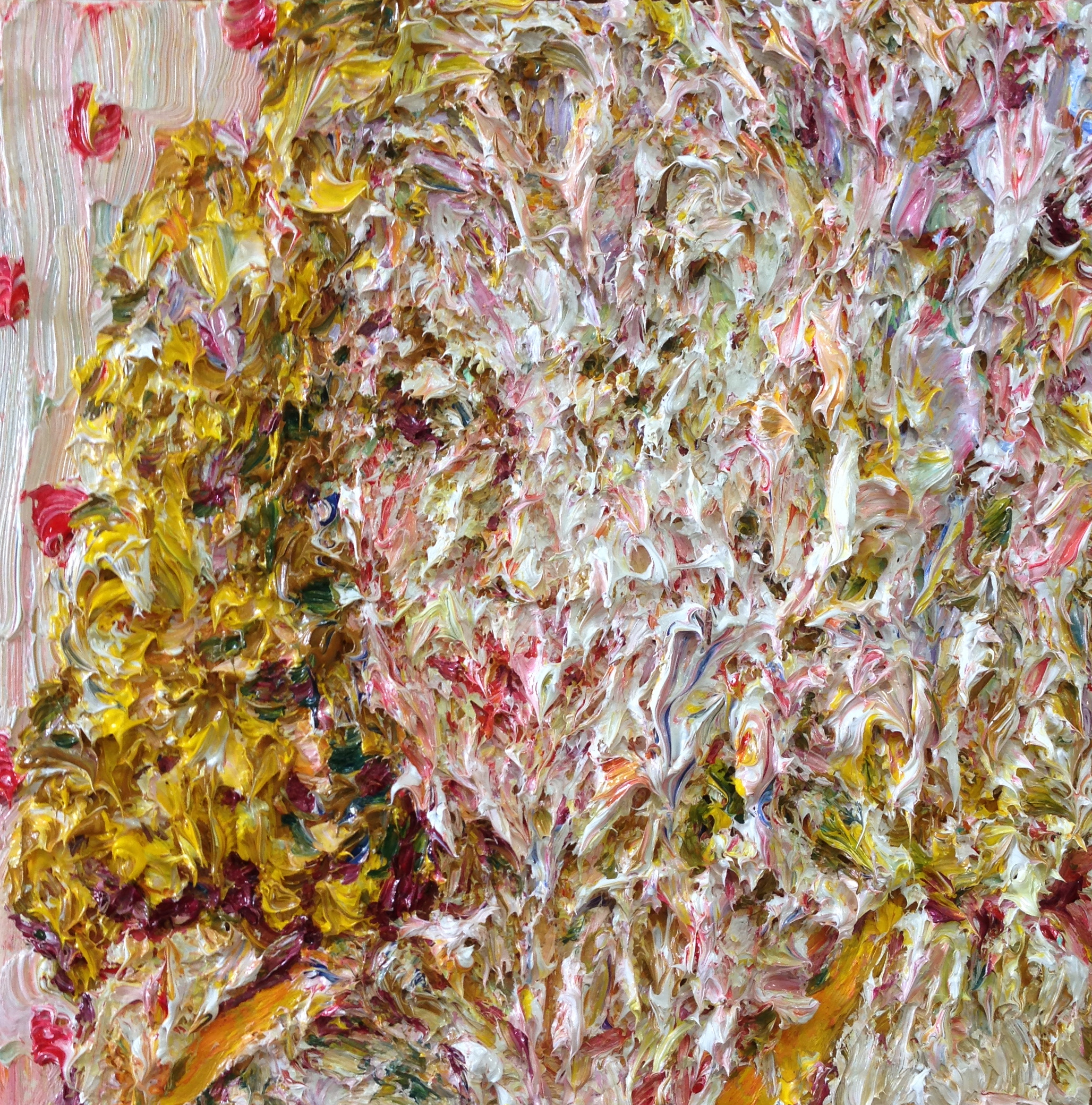   Banana, &nbsp;2014  oil on wood  8x8" 