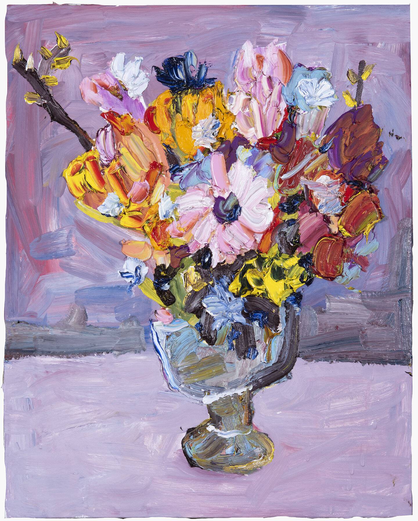  BOUQUET, 2019, OIL ON PANEL, 16X20” 