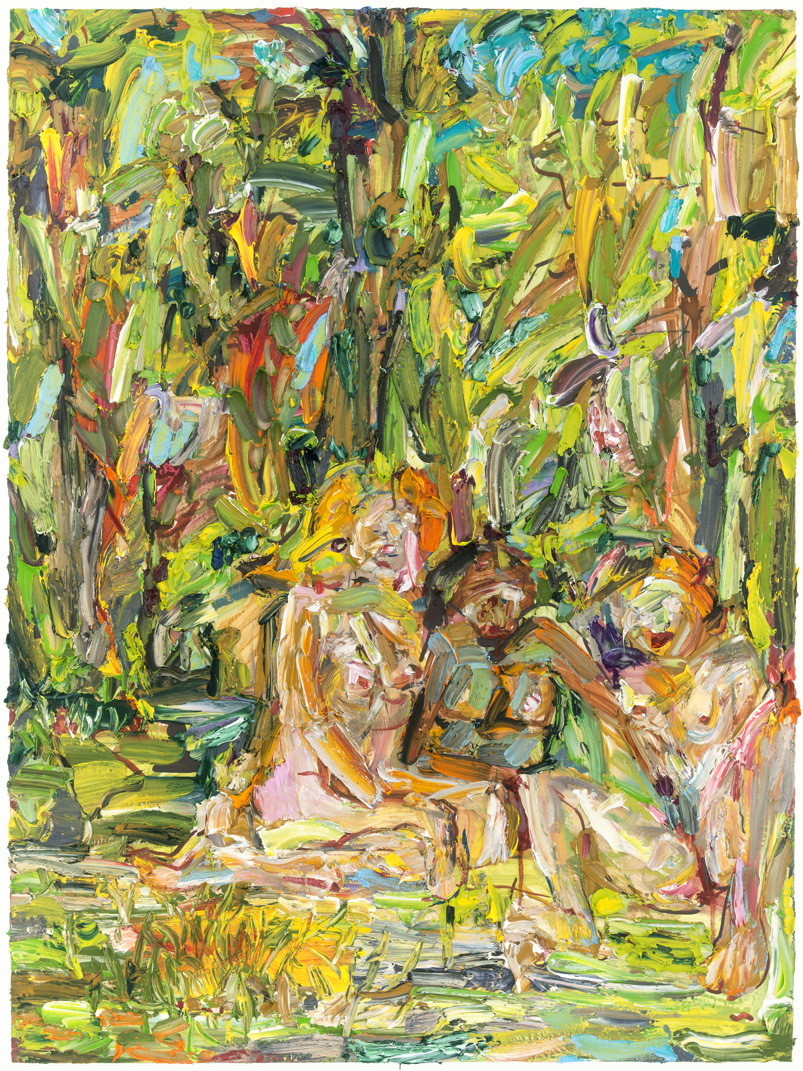   Deep in Clear Valley,  2018  Oil on panel, 48x36" 