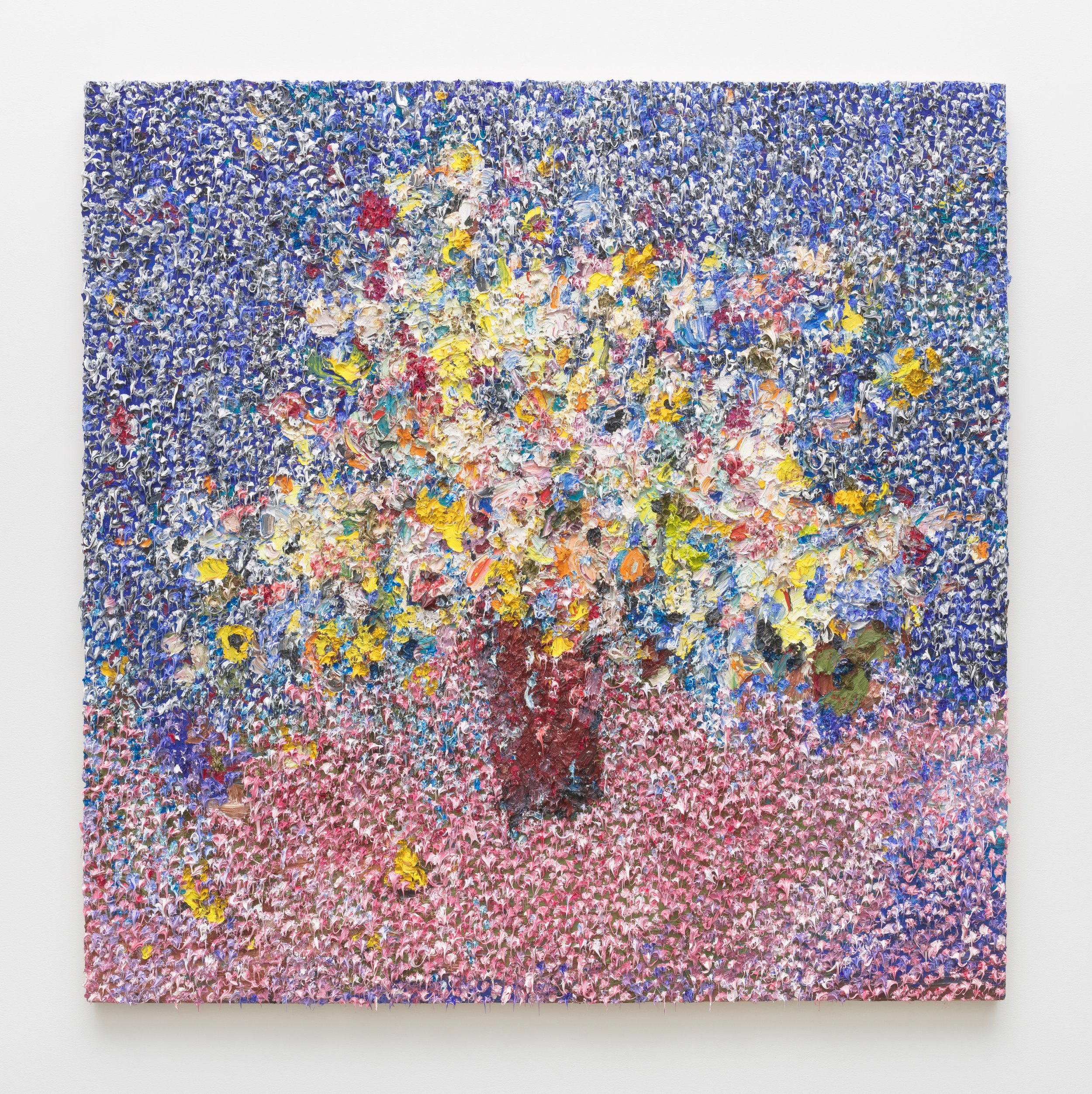 Cuttings, 2021, Oil on panel, 60x60"
