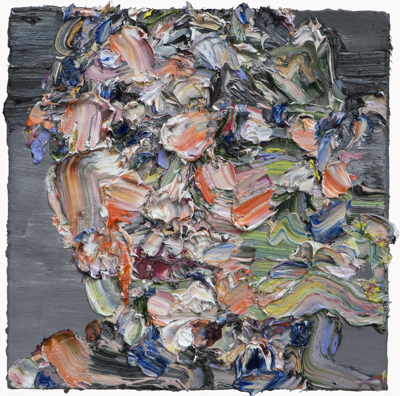   Faded , 2015  Oil on wood, 12x12" 