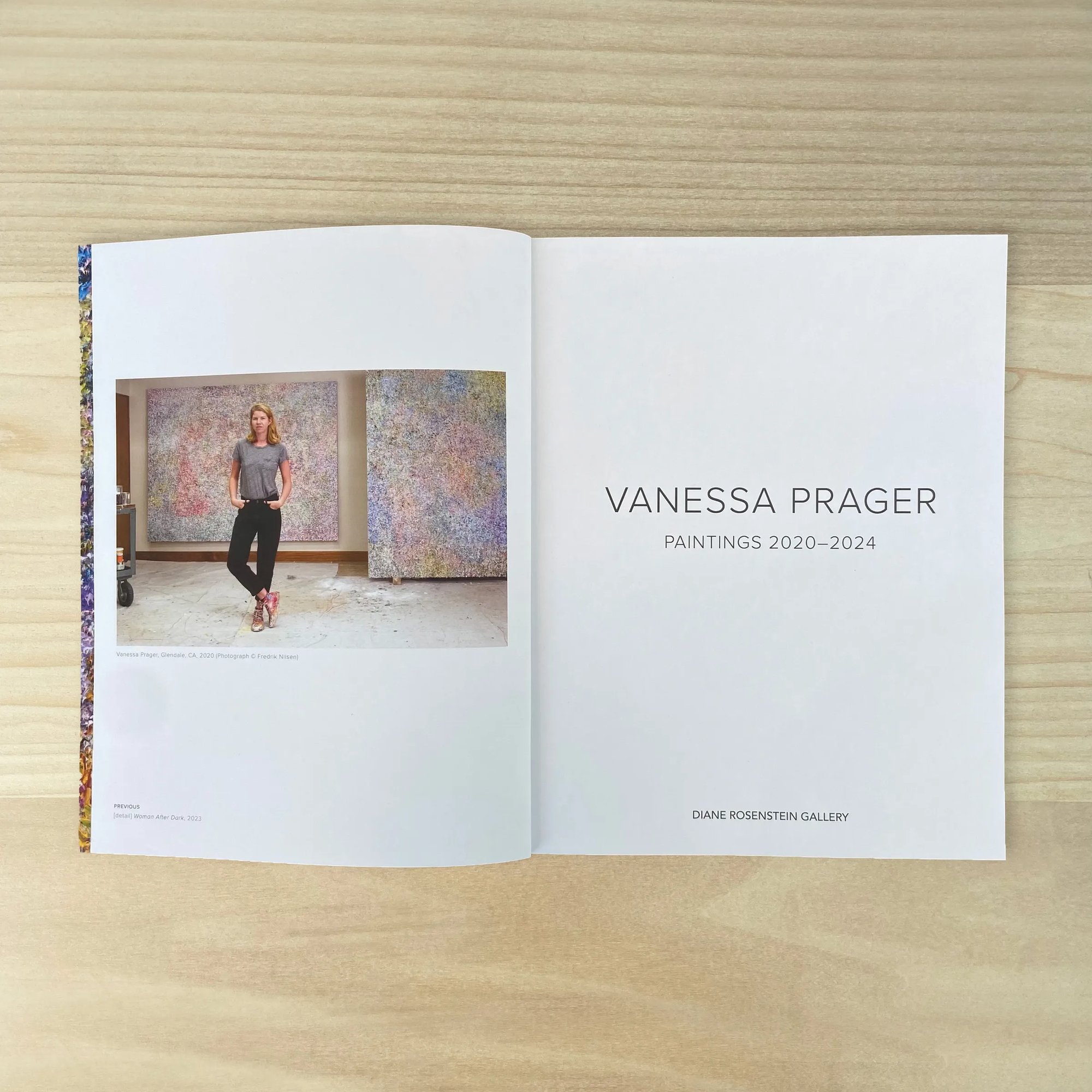 Vanessa Prager: Paintings 2020–2024, sample spread 1